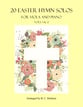 20 Easter Hymn Solos for Viola and Piano: Vols. 1 & 2 P.O.D cover